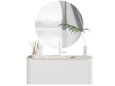 现代洗手台 镜子 浴室柜