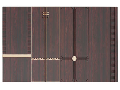 现代实木墙板 护墙板 背景墙构件3d模型 现代实木墙板 护墙板 背景墙构件