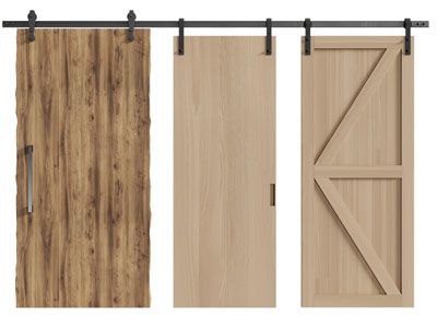 北欧谷仓门 推拉门 木门 房门3d模型 北欧谷仓门 推拉门 木门 房门