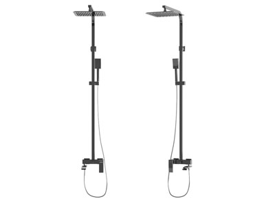 现代不锈钢淋浴花洒