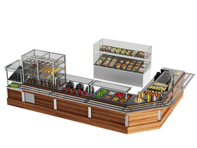 现代快餐柜 蛋糕柜 快餐 餐柜 食品展柜