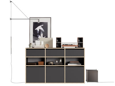 现代玄关柜 边柜3d模型 现代玄关柜 边柜