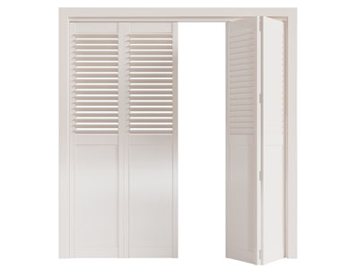 北欧百叶折叠推拉门3d模型 北欧百叶折叠推拉门