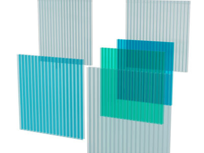 现代阳光板透明瓦 车棚隔热板 蜂窝采光瓦