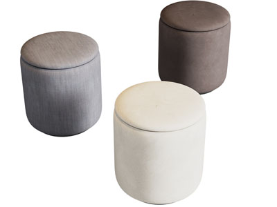 现代圆形沙发凳子 换鞋凳