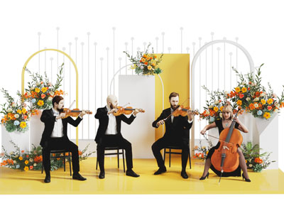 现代户外装置 演绎舞台 美陈3d模型 现代户外装置 演绎舞台 美陈