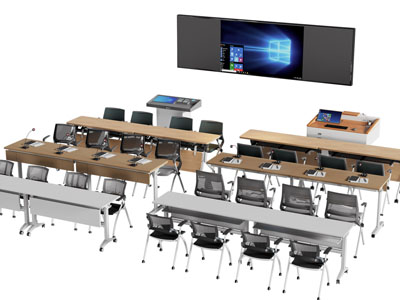 现代会议桌椅组合3d模型 现代会议桌椅组合