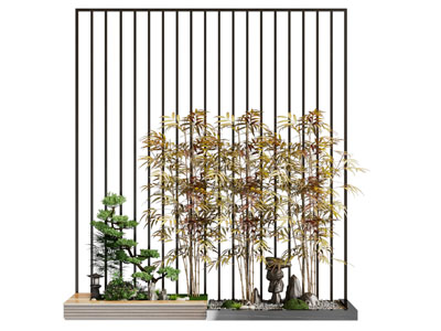 新中式室内景观园艺小品