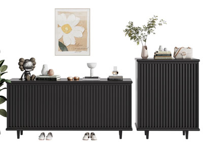 法式玄关柜 边柜3d模型 法式玄关柜 边柜