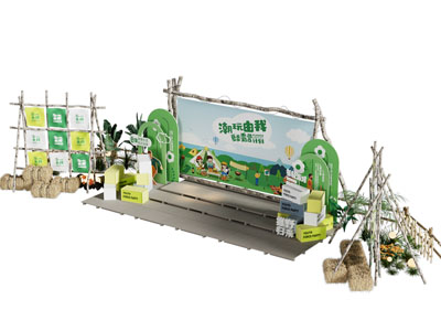 现代美陈 户外装置 演绎舞台3d模型 现代美陈 户外装置 演绎舞台