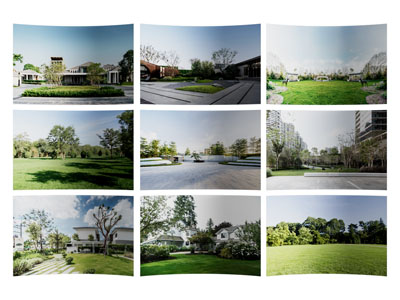 现代城市风景环境贴图3d模型 现代城市风景环境贴图