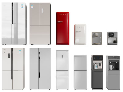 现代冰箱 饮水机 直饮机 家用厨房电器3d模型 现代冰箱 饮水机 直饮机 家用厨房电器