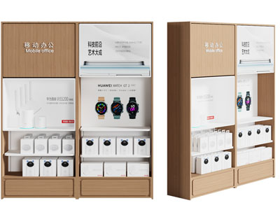 现代智能电子产品展柜 货架