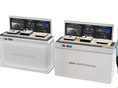 现代汽车配件展台展柜