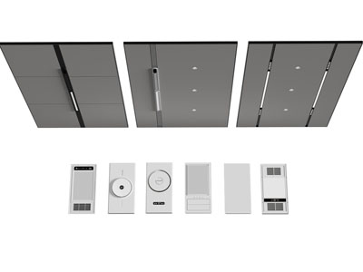 现代天花吊顶 暖风扇 集成吊顶3d模型 现代天花吊顶 暖风扇 集成吊顶