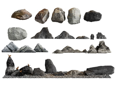 新中式石头 景观石头 假山