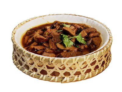 现代一碗卤牛肉 食物