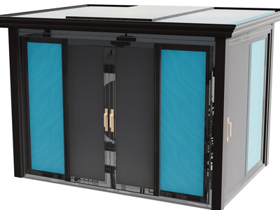 现代阳光房 遮阳棚