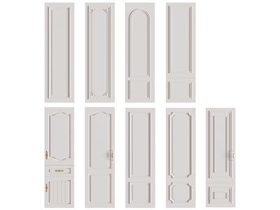 欧式护墙板 装饰板 柜门3d模型 欧式护墙板 装饰板 柜门