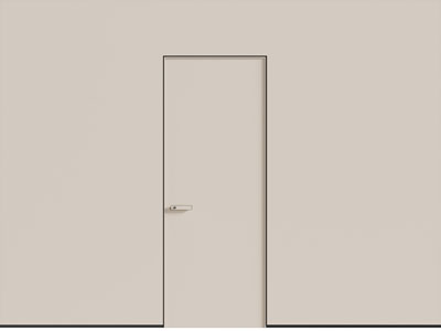 现代隐藏门 平开门 房门3d模型 现代隐藏门 平开门 房门
