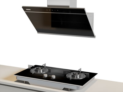 现代抽油烟机 燃气灶 厨房电器3d模型 现代抽油烟机 燃气灶 厨房电器