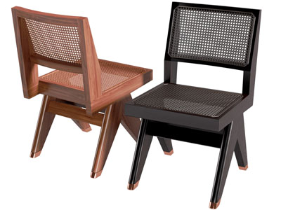 侘寂风休闲椅子 餐椅