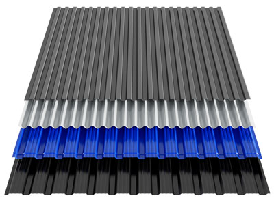 现代彩钢瓦 铁皮棚 铁皮 遮雨棚