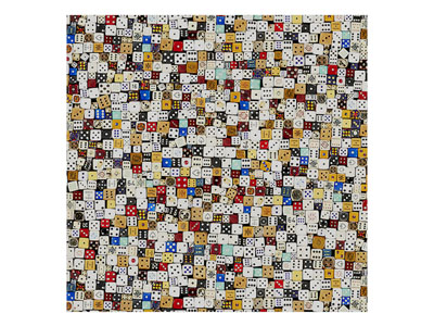 现代马赛克图案的装饰挂画3d模型 现代马赛克图案的装饰挂画