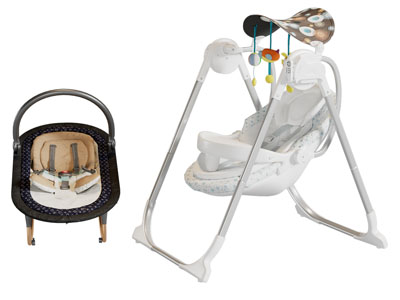 现代婴儿摇椅 婴儿提篮3d模型 现代婴儿摇椅 婴儿提篮