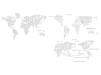 现代抽象地图 墙饰挂件3d模型 现代抽象地图 墙饰挂件