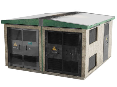 工业风loft户外建筑 屋子 仓库 库房 厂房