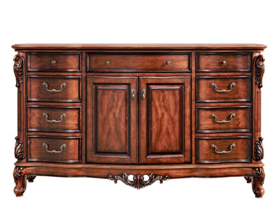 欧式中古风玄关柜 边柜3d模型 欧式中古风玄关柜 边柜