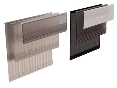 现代拉帘 卷帘 布帘 窗帘3d模型 现代拉帘 卷帘 布帘 窗帘