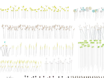现代装饰灯 景观灯 地灯 氛围灯 芦苇灯3d模型 现代装饰灯 景观灯 地灯 氛围灯 芦苇灯
