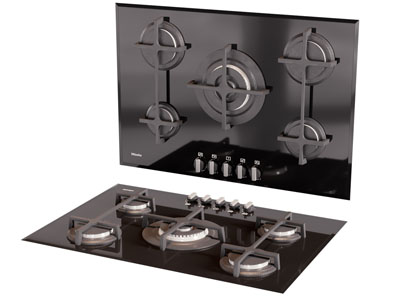 现代燃气灶 厨房电器3d模型 现代燃气灶 厨房电器