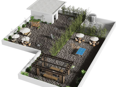 现代庭院景观园艺小品