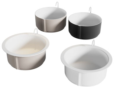 现代圆形洗手盆