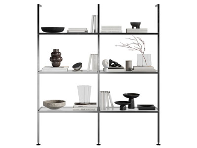 现代开放式装饰柜