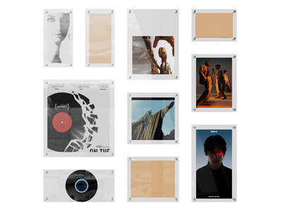 现代亚克力装饰挂画 墙饰3d模型 现代亚克力装饰挂画 墙饰