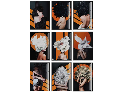 现代装饰挂画3d模型 现代装饰挂画