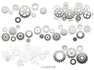 工业风loft齿轮墙饰挂件3d模型 工业风loft齿轮墙饰挂件