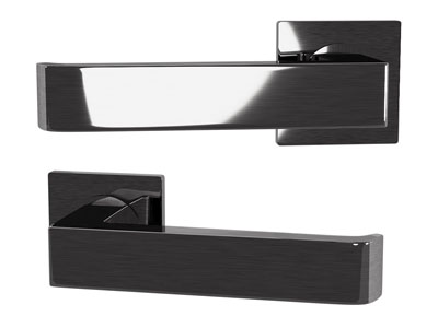 现代黑色金属拉手 把手3d模型 现代黑色金属拉手 把手