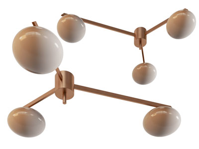 现代吊灯3d模型 现代吊灯