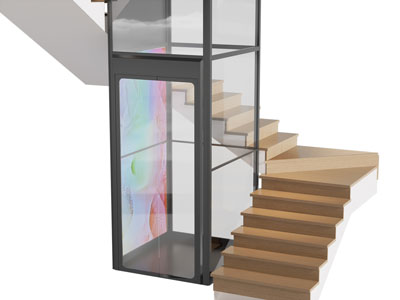 现代室内玻璃电梯 别墅楼梯电梯组合 家装电梯3d模型 现代室内玻璃电梯 别墅楼梯电梯组合 家装电梯