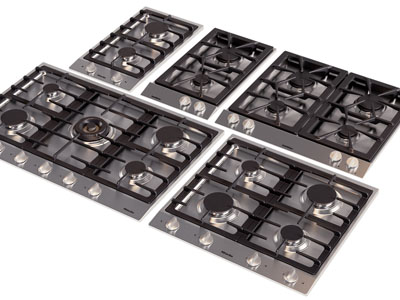 现代燃气灶 厨房电器3d模型 现代燃气灶 厨房电器