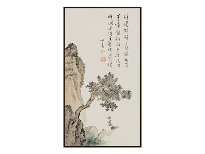 新中式装饰挂画3d模型 新中式装饰挂画