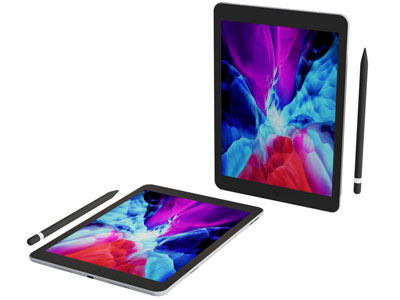 现代平板电脑3d模型 现代平板电脑