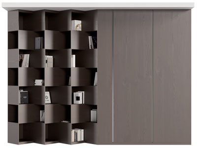 现代中古风装饰柜