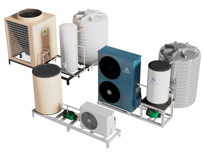 现代空调外机 空气能设备3d模型 现代空调外机 空气能设备