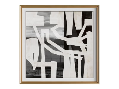 现代黑白装饰挂画3d模型 现代黑白装饰挂画